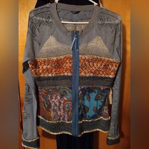 Kaktus lightweight zip up jacket Large